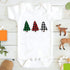 Baby Girl / boy Clothes Cute Dog Christmas Print  One-Pieces Bodysuit for Newborns Design