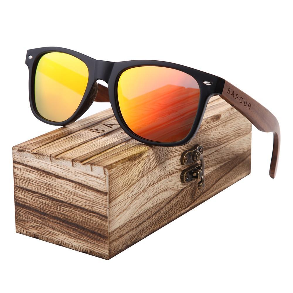 Wood Elegant Modern Classic Universal Men and Woman Sunglasses With Polarized  Glasses and UV400 Protection