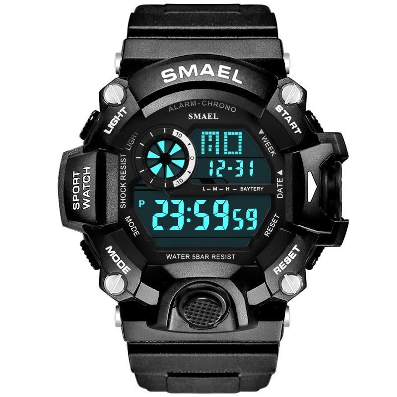 Digital Mens  Sports Waterproof 50 M Watches With Auto Date relogio masculino  Army Military Sports Unisex Watch