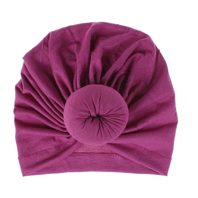 Trend New Mother & Baby Hat Soft Cotton Turban Hat Baby Elastic Toddler Infant Cap For Girls and Women