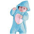 New Trend Cozy Warm Winter Newborn Zipper Heart Fleece Climbing Hooded Romper Baby Suit Outwear Jumpsuit For Baby Boys And Girls