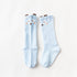 White Baby Sock Non Slip Cotton Long Socks Newborn Knee High Socks For Baby Girls Super Elastic Cute Design