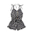 Baby Girls Leopard Rompers Sleeveless Button Playsuit Jumpsuits Fashion Outfits For Girls Kids Between 2-6 Years