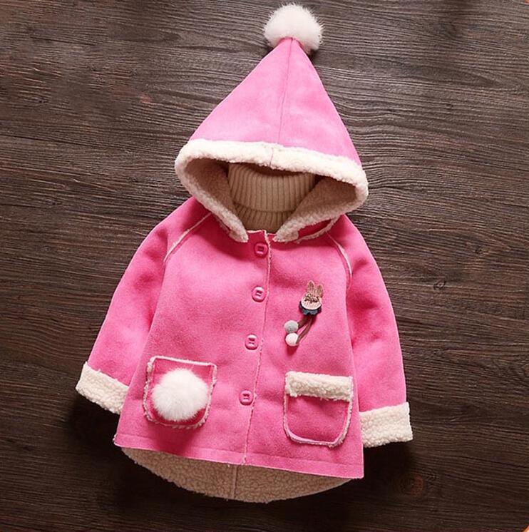 Luxury Modern Girls Winter Jackets Newborn Coat Hooded Baby Jacket For Girls