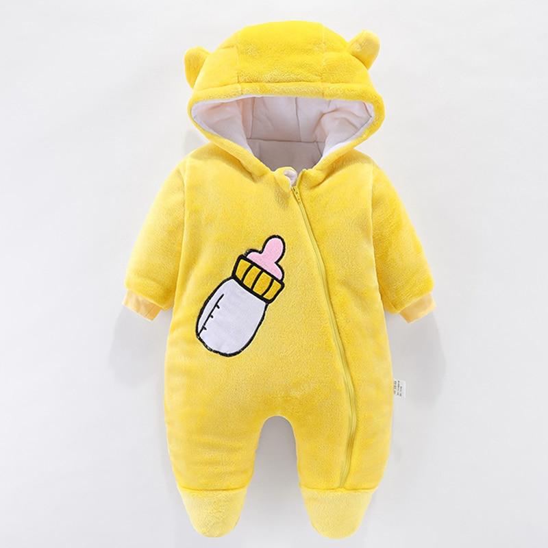 Modern Interesting Designer Winter Baby Costume Overalls For Baby Girls and for Newborn Clothes In Modern Style