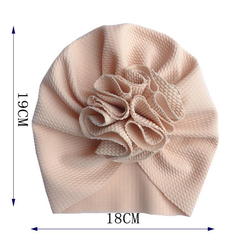 Elegant Flower Baby Hat Toddler Turban Head wraps Kids Bonnet Hat Newborn Baby Hat For Baby Girls