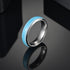 Modern Flouroscent  Stainless Steel Luminous Elegant Rings Stainless Steel Noctilucent Tabs Men Ring Anillos Mujer Bague Femme