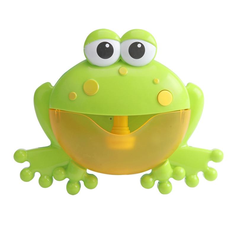 Baby Bath Toys Bubble Machine Crabs Frog Music Kids Bath Toy Bathtub Soap Automatic Bubble Maker