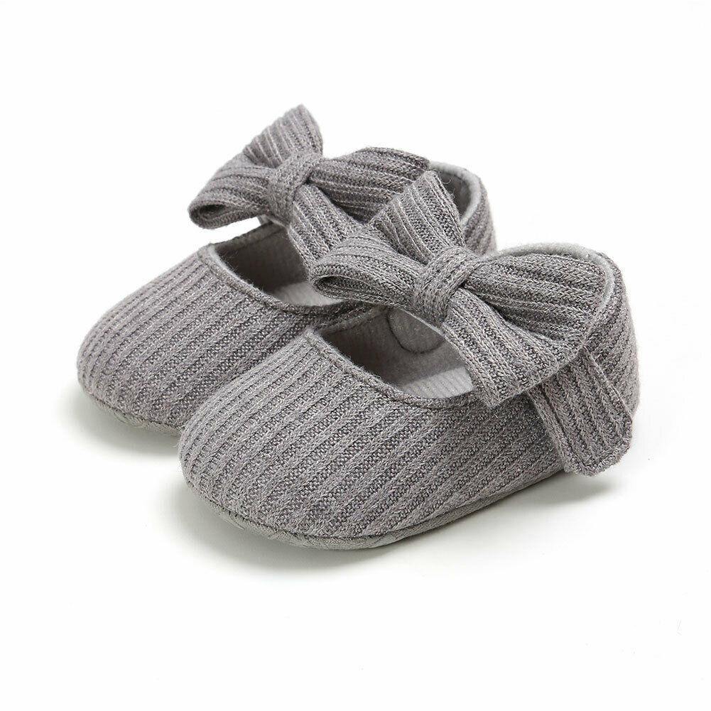 Baby Girl Princess Shoes Newborn Girls Bowknot Soft Bottom Casual Prewalkers For Baby Girl Shoes 0-18Months