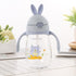 Rabbit Baby Feeding Cup with a Straw BPA Free Children Feeding Drinking Handle Water Bottles Training Cup For Milk For Kids and baby