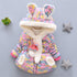 Luxury Newborn Children Plus Cute Hooded Cotton Jacket  Infant Clothing for Baby Girls In Elegant Colorful Design  For Winter