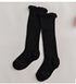 Non-slip Cotton Princess Knee High Long Skin-friendly Socks With Bow Mesh Newborn For Baby Girls