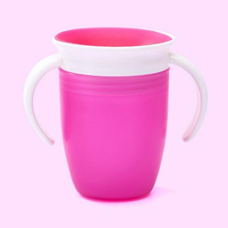 Baby 240ml Leak Proof Rotatable Magic Cup Baby Learning Drinking Cup Child Water Cup Bottle