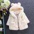 Luxury Modern Girls Winter Jackets Newborn Coat Hooded Baby Jacket For Girls