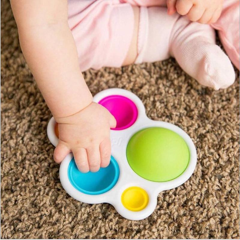 Baby Board Exercise Toys Rattle Puzzle Toys Colorful Intelligence Development Board Early Educational Board Toys For Baby Kids (Colorful)