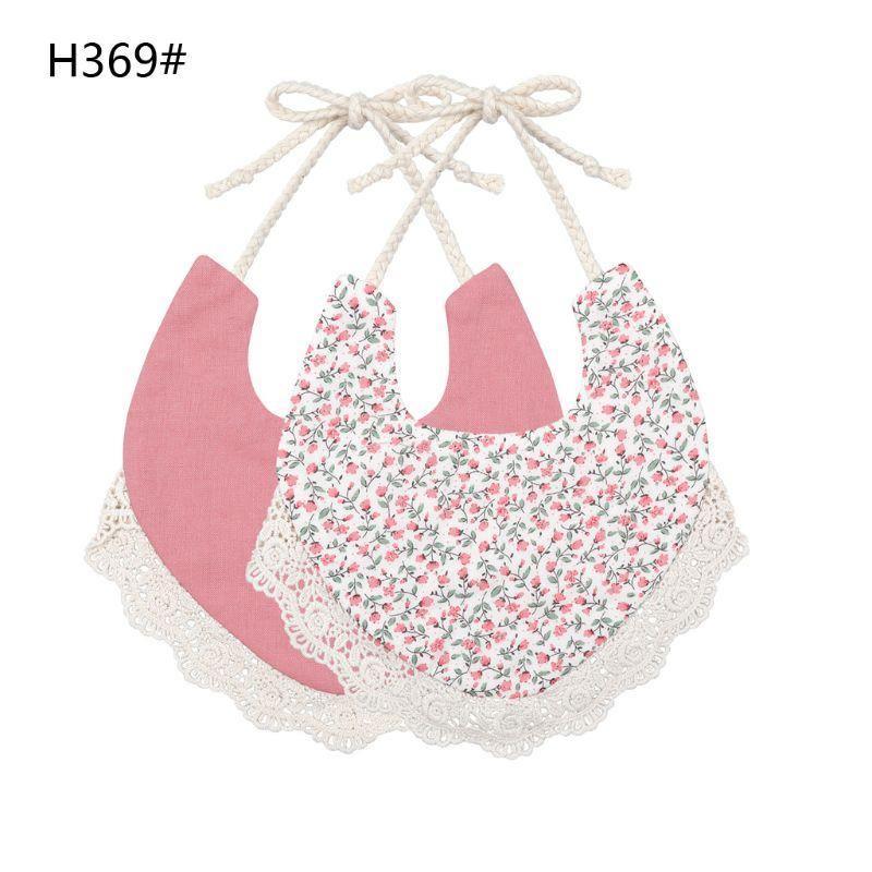 Infant Baby Bib Kid Toddler Dinner Feeding Tassel Double-side Cotton Linen Burp Cloths Saliva Towel For Baby