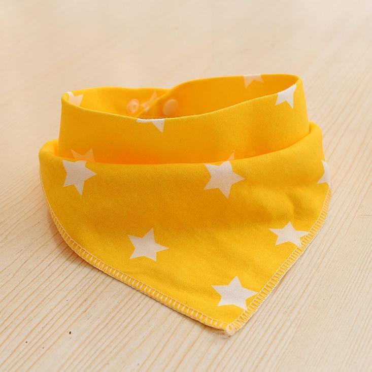 Baby Bibs Waterproof Triangle Cotton Cartoon Child Bibs Dribble Bibs Newborn Slabber Absorbent Cloth For Kids