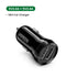 Mini USB Black Car Charger For Mobile Phone Tablet GPS 4.8A Fast Charging Dual USB Car Small Phone Charger Adapter In Car