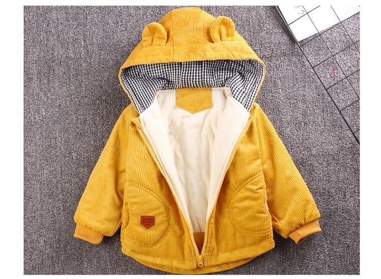 Infant Baby Jacket  Autumn Winter Hooded Outerwear Coat / Newborn Jacket. In Modern New Design