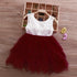 Ballet Luxury Modern Summer Baby Girl Outfit Christening Newborn Gown for Children Kids Dress