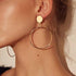 New Luxury Long Crystal Tassel In Gold Color Dangle Earrings For Women