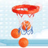 Bathroom Toddler Boy Water Toys Bathtub Shooting Basketball Hoop with 3 Balls Baby Bath Toy Kids for Kids Bath