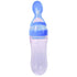 Silicone Baby Bottle With Spoon Food Supplement Bottles Squeeze Spoon Milk Feeding Bottle Cup For Baby and Kids