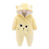 Newborn Winter Hoodie Baby Rompers Outwear Infant Baby Jumpsuit 3M -12M For Girls and Boys Winter Romper