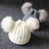 Cute Baby Hat & Scarf Set Pompom Infant Baby Girl Winter Hat For Kids Warm Knitted for Girls