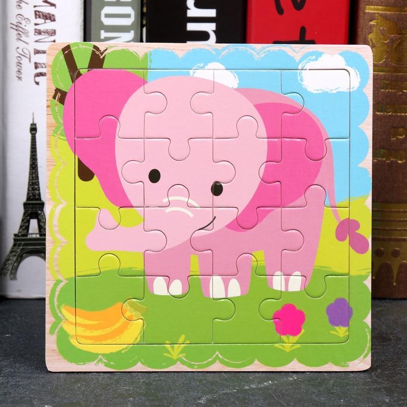 Wood Puzzles Children Adults Vehicle Puzzles Wooden Toys Learning Education Environmental Assemble Toy Educational Games For Baby and Kids