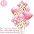 Birthday Balloons Foil Number Ballon Banner Party Decorations  Rose Gold