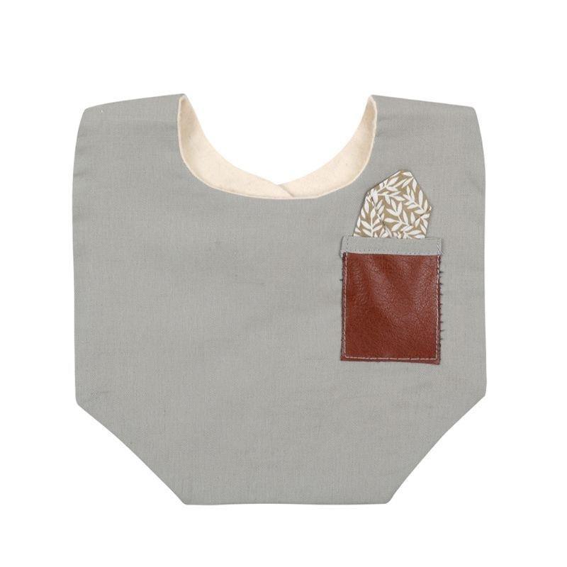 Floral Vintage Newborn Double Side Bibs Boys Girls Waterproof Linen Cotton Saliva Towel