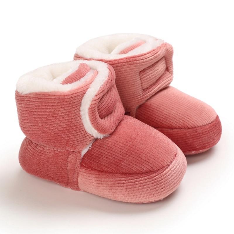 Newborn First Walkers Unisex Cozy Bootie Winter Warm Infant Toddler Crib Soft Autumn Shoes