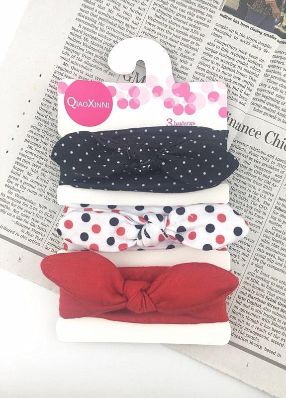 Baby Headband Flower Print Hair Wear for Newborn Baby Girl Headband for Little Girl Headbands Children Bow