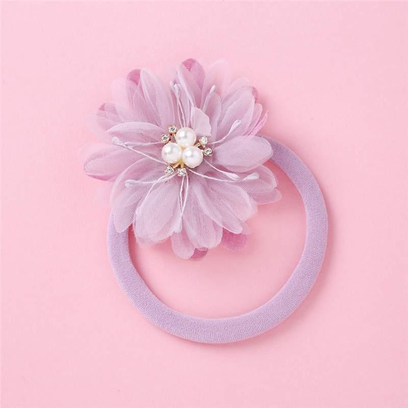 ILuxury Handmade Infant Child Hair Band Three-dimensional Alloy Rhinestone Crown Headdress  Elastic Headband Turban For Baby Girls