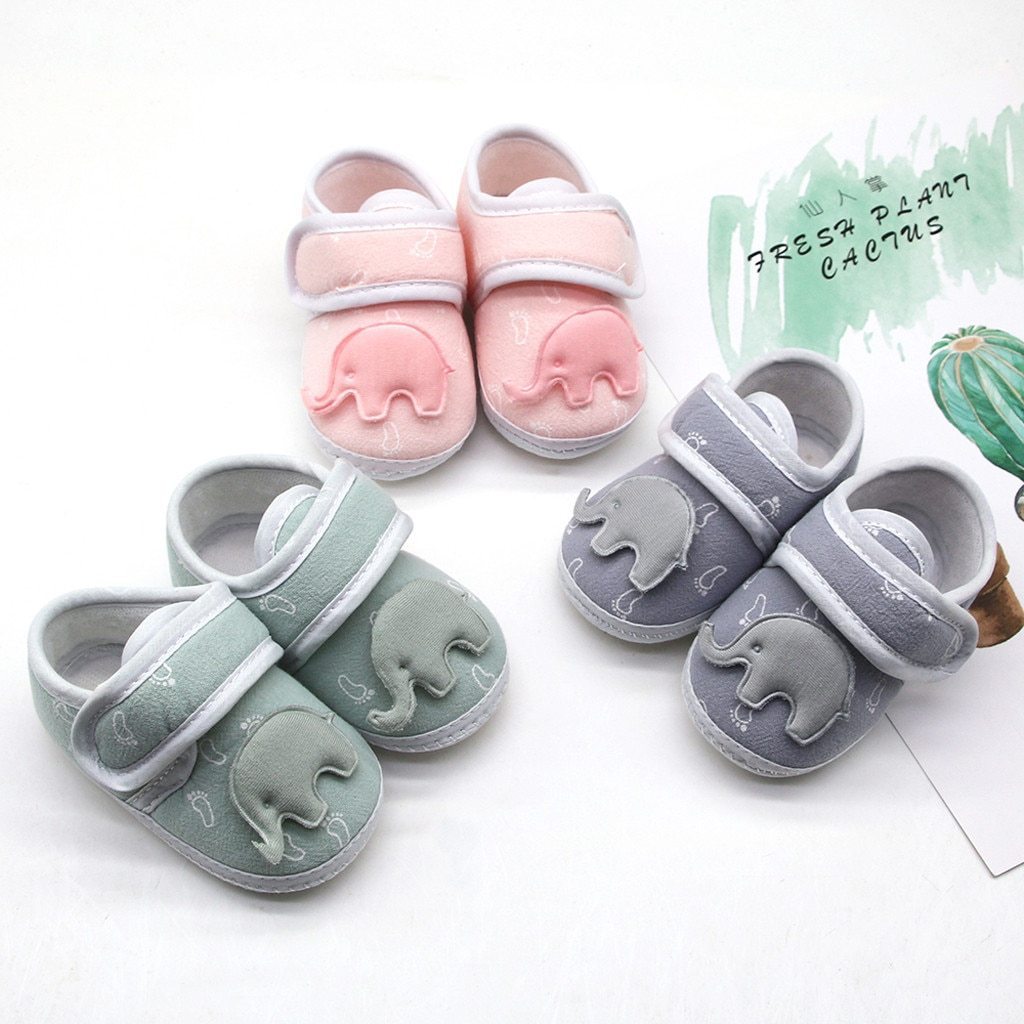 Lightweight Infant Newborn Baby Prewalker Shoe High Quality Cotton Durable Flexible Warm Unisex Shoes