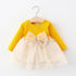 Luxury Modern Newborn Baby Girl Cartoon Dress With Bag Infant Clothing Toddler Dress In elegant New Design Made for Kids