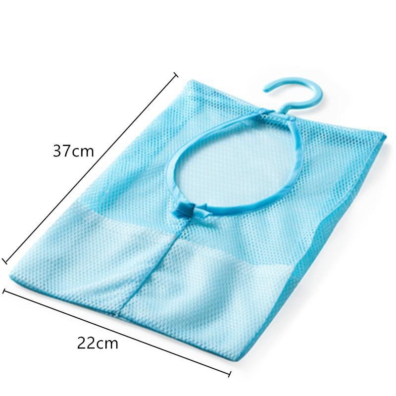 Bathroom Multifunctional Hanging Storage Mesh Bags Eco-Friendly Mesh Bath Toys Baskets For Bathroom For Storage Items