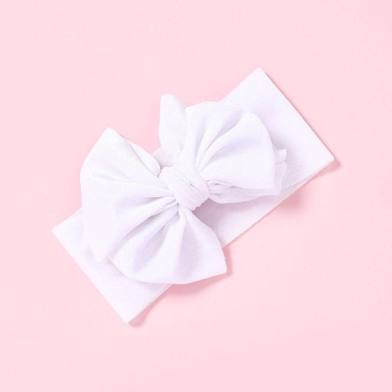 Baby Headband Big Bowknot Baby Girl Bright Colors Headband For Newborn Bow Hair Band Children Head Wrap Hair Accessories