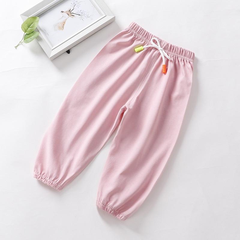 Baby Boys Thin Pants Anti Mosquito Trousers Girls Sleepwear Children Pajama Pants For Air Conditioner