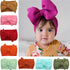 Baby Girls Headband Toddler Big Bow Hairband Cute Solid Stretch Turban For Baby Girls In Modern New Style