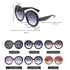 Luxury Round Oversized Big Frame Oval Vintage Elegant Woman Sunglasses  Oculos De Sol Gafas