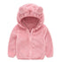 Modern Winter Fleece Children's Sweater Boys and Girls Hoodie Jacket Warm Baby Coat  With Bear Ears