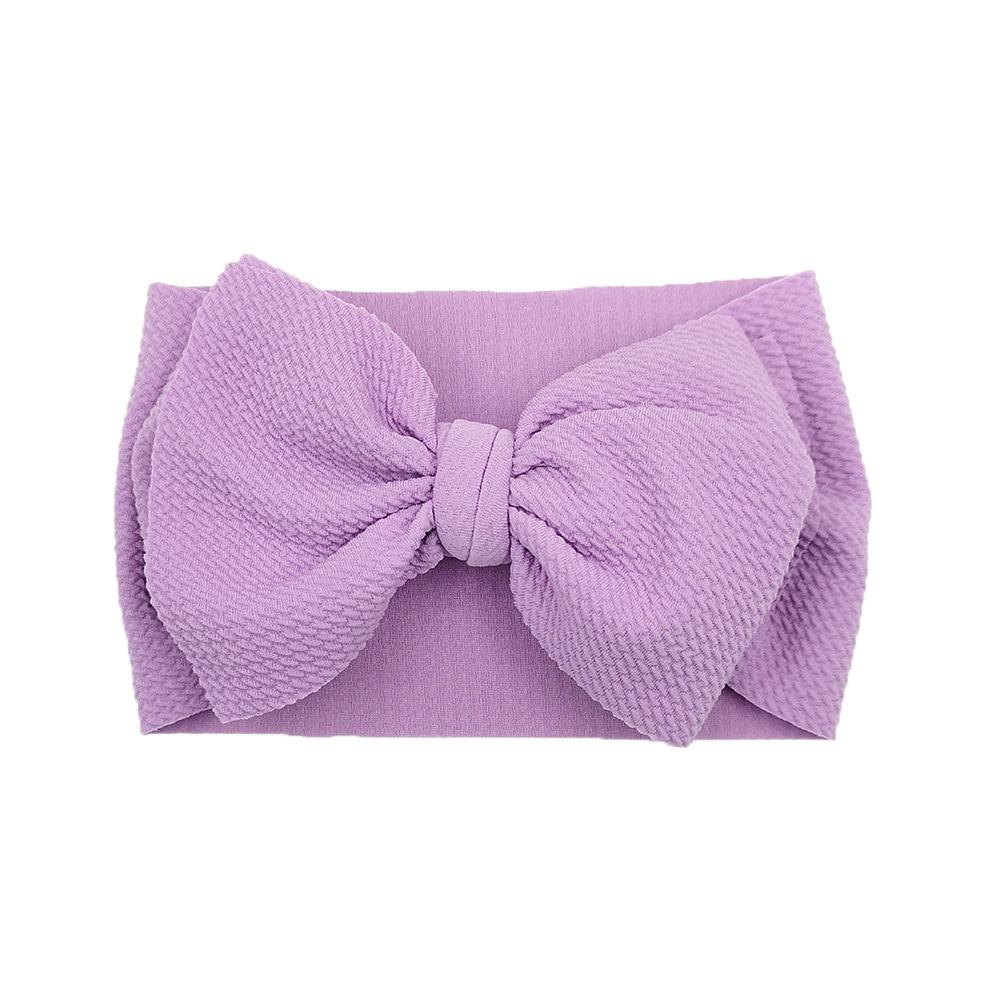 Baby Girls Headband Toddler Big Bow Hairband Cute Solid Stretch Turban For Baby Girls In Modern New Style