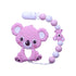 Baby Teething Lovely Koala Owl Horse Cookies Baby Teether Molar Toy Gift Raccoon Food Grade Silicone Beads For Kids and Baby