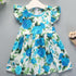 Colorful Modern Luxury Handmade Summer Baby Clothes with Cartoon Long-sleeved Dress for Casual Wear For Baby And Girls 0-5years