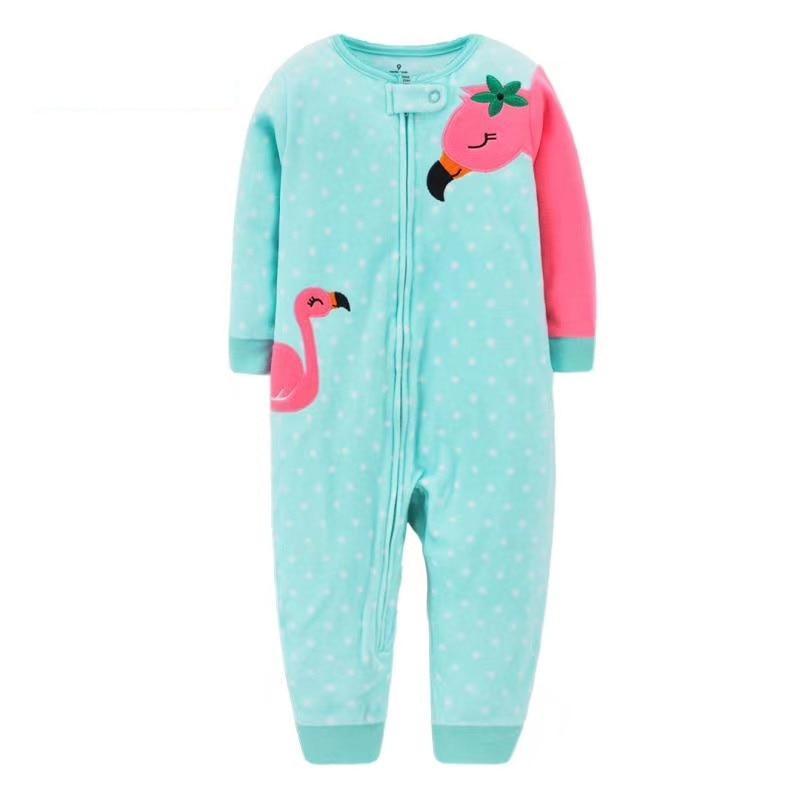 Modern Baby Girl And Boys Pajamas Clothes fleece One Pieces Jumpsuits Romper For Kids 9 - 24M