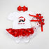 Christmas Dress Party Baby Clothes Girl Set Toddler Infant Outfit Newborns Girls Clothing