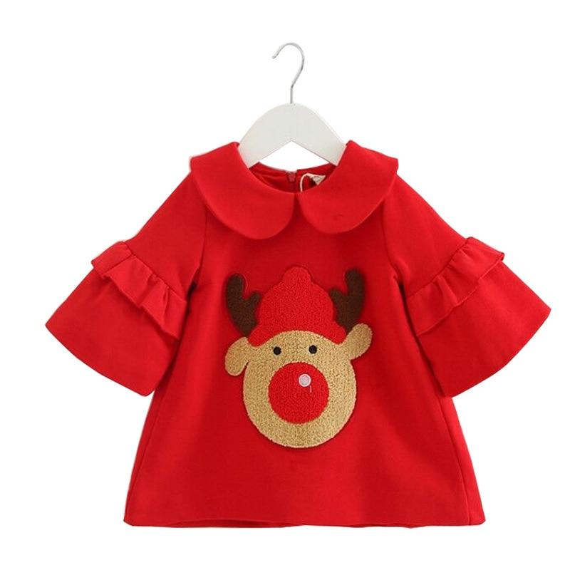 Christmas Baby Girl Clothes Cotton Party Dresses For Girls Newborn Kids  Warm Toddler Unique Design