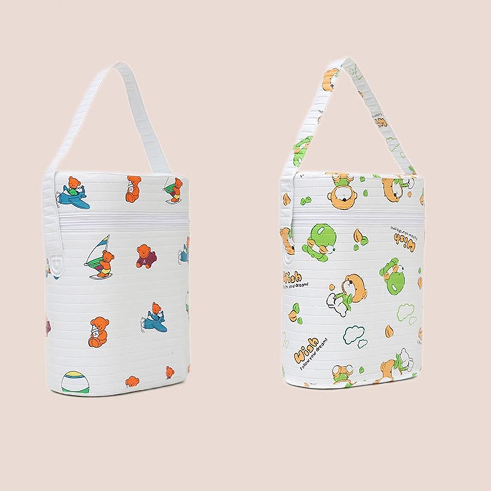 Cartoon Baby Bottle Portable Insulation Bags Mummy Handbag For Milk Thermal Food Warm Bags